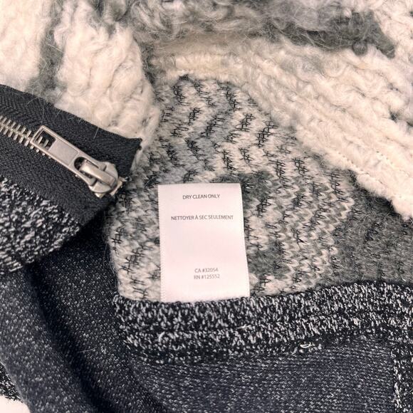 Dolan Anthropologie Womens Sweater XS Wool Mohair Blend Houndstooth Apres Ski - Picture 6 of 9